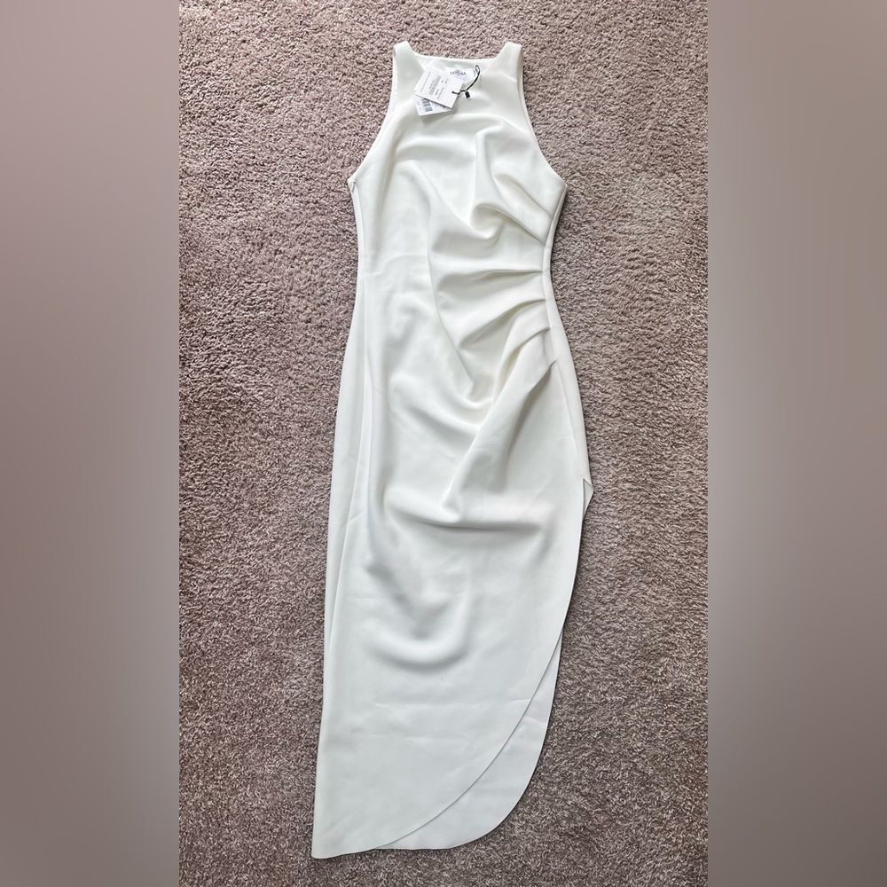 Misha Ida Midi Ruched Dress